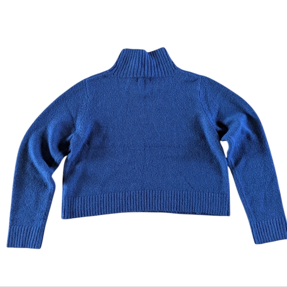 525 America sweater boucle soft Mockneck Blue Jeans pullover - Picture 9 of 9